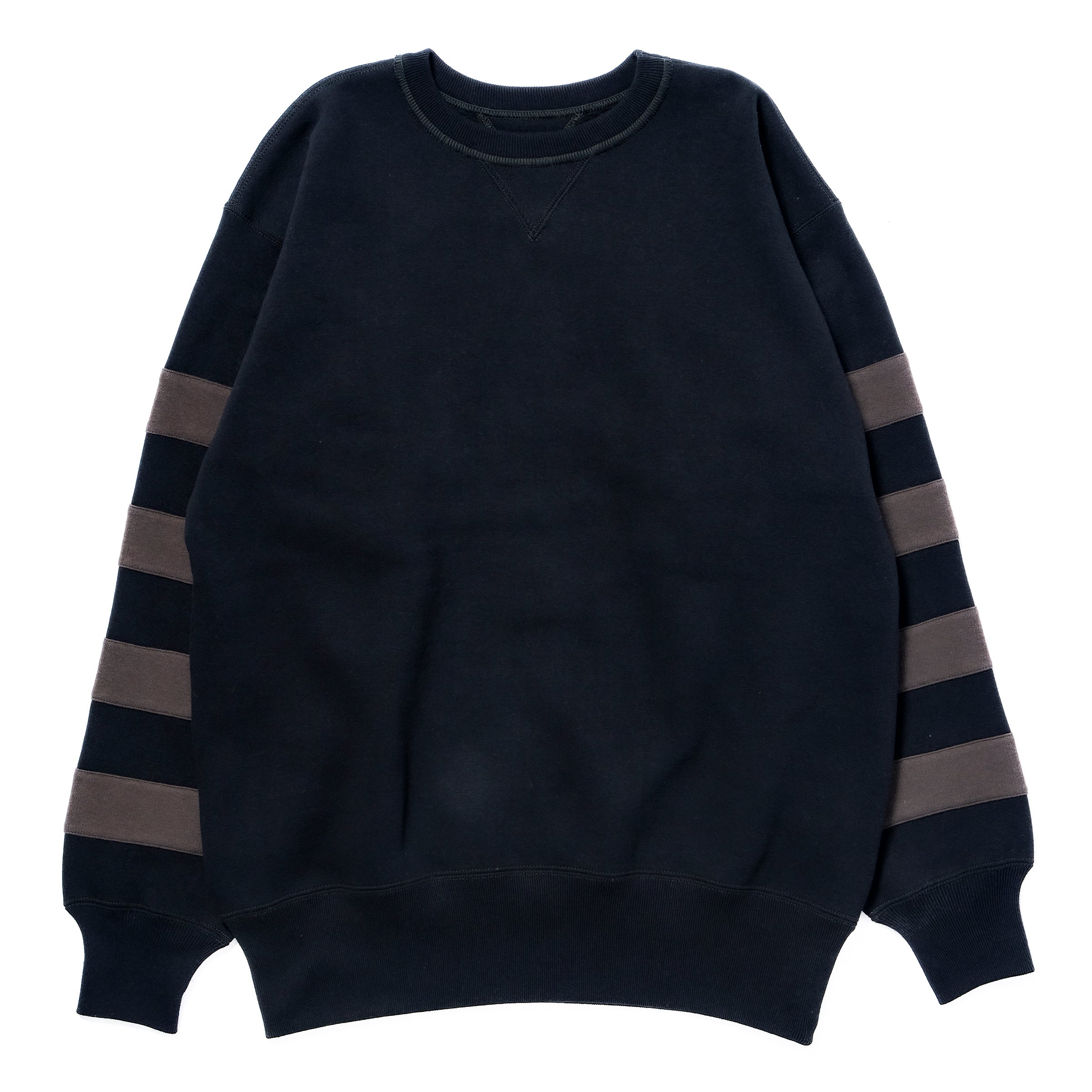 トップス BUCO STRIPED-SLEEVE SWEATSHIRT BUCO STRIPED-SLEEVE SWEATSHIRT – The Real McCoy's