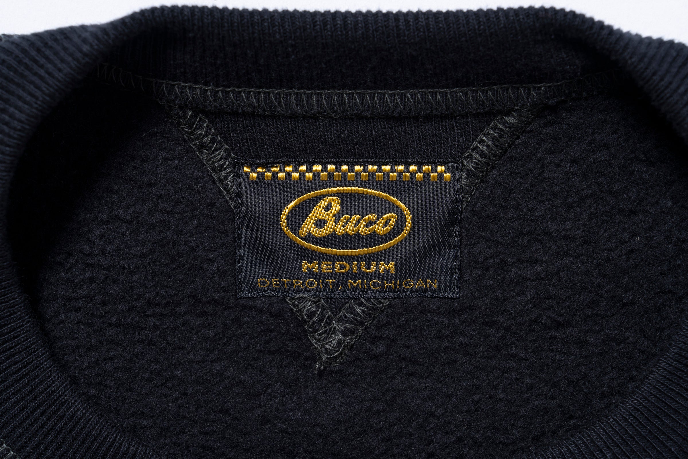 BUCO STRIPED-SLEEVE SWEATSHIRT – The Real McCoy's