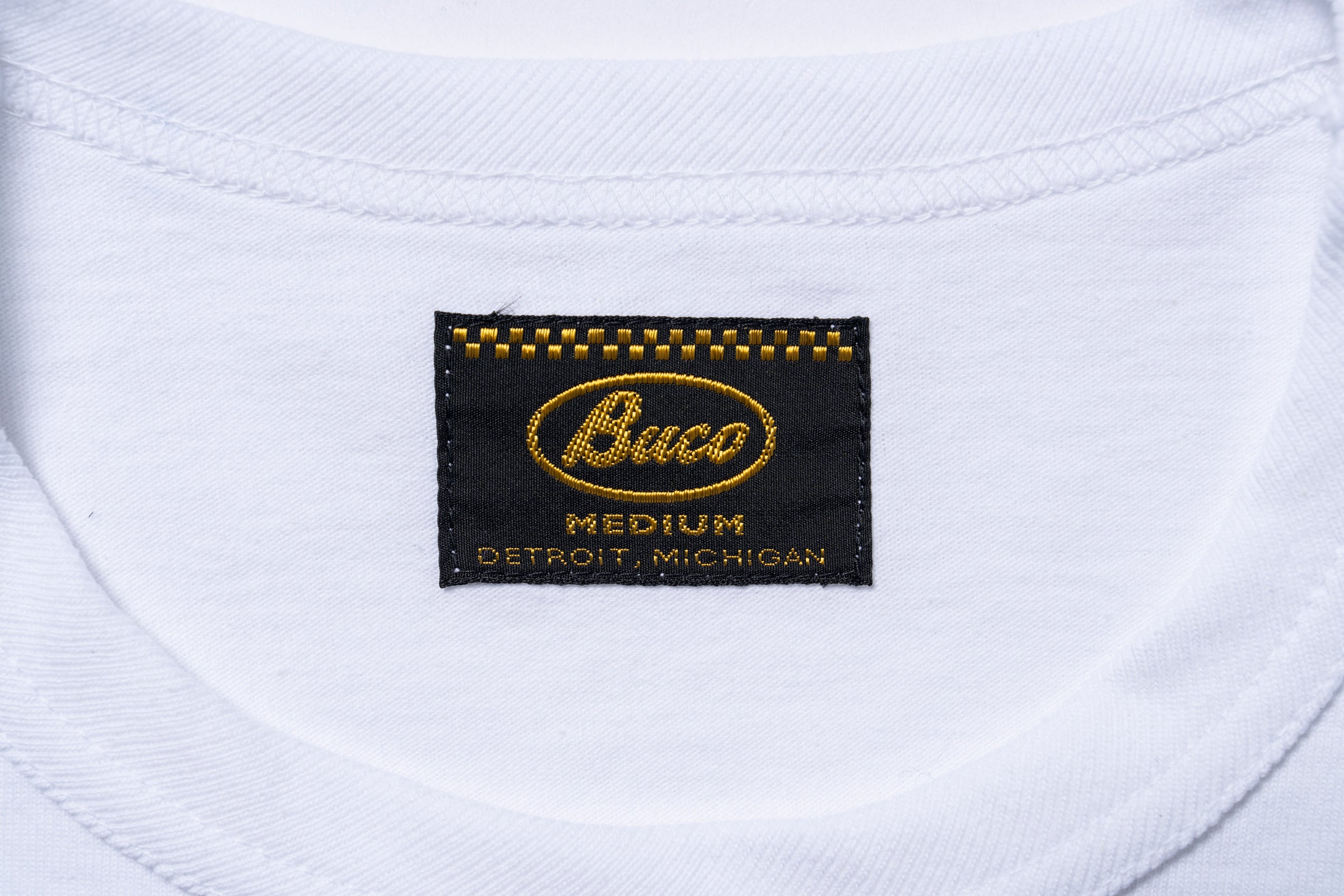 トップス BUCO TEE / BUCO OVAL WHITE (XL) BUCO L/S TEE / RIDING TOGS – The Real McCoy's