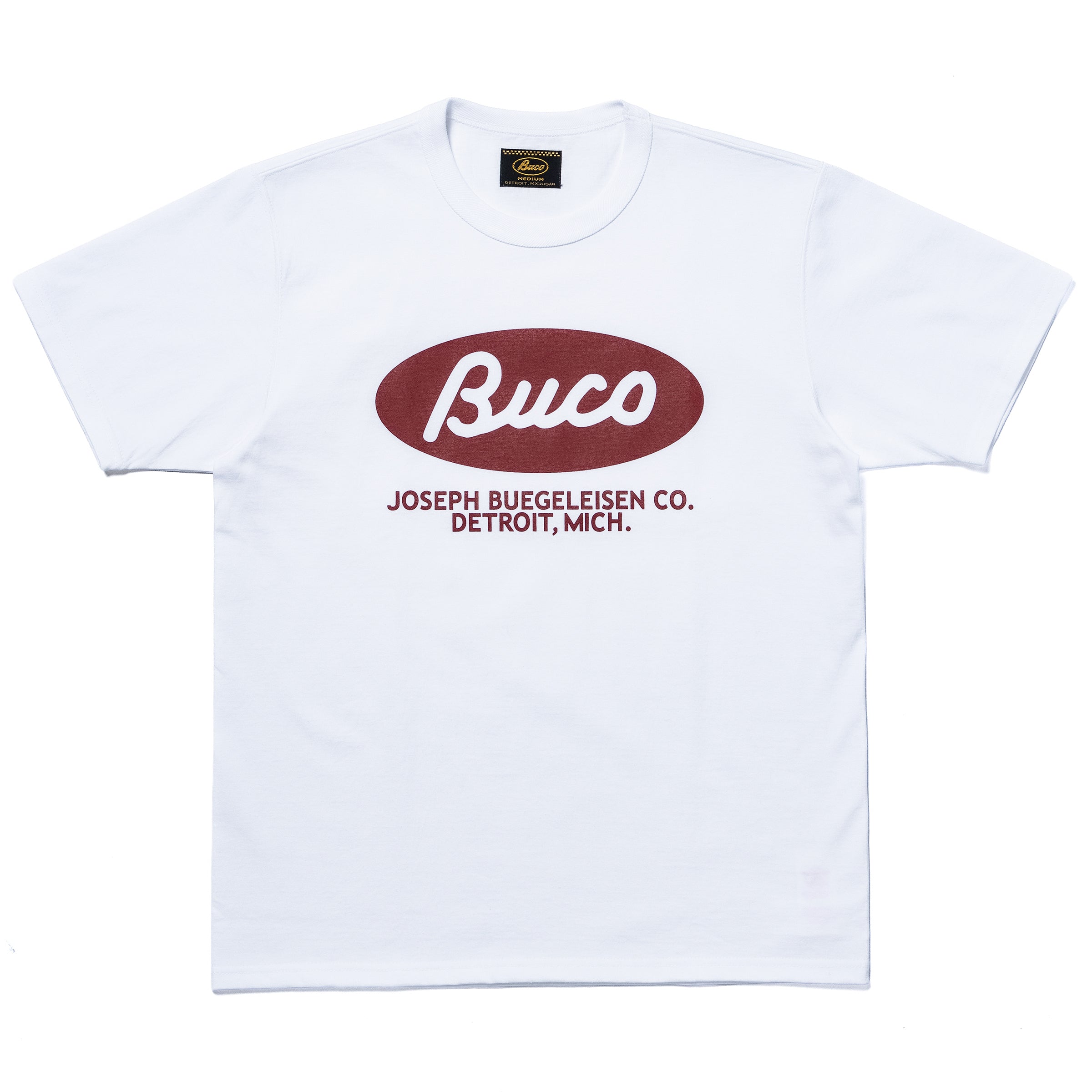 トップス BUCO TEE / BUCO OVAL WHITE (XL) BUCO TEE / BUCO OVAL – The Real McCoy's