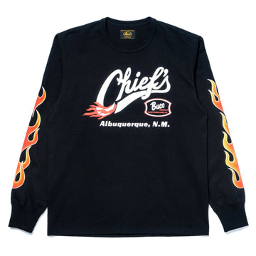 BC26005 BUCO L/S TEE / CHIEF’S BLACK / RED