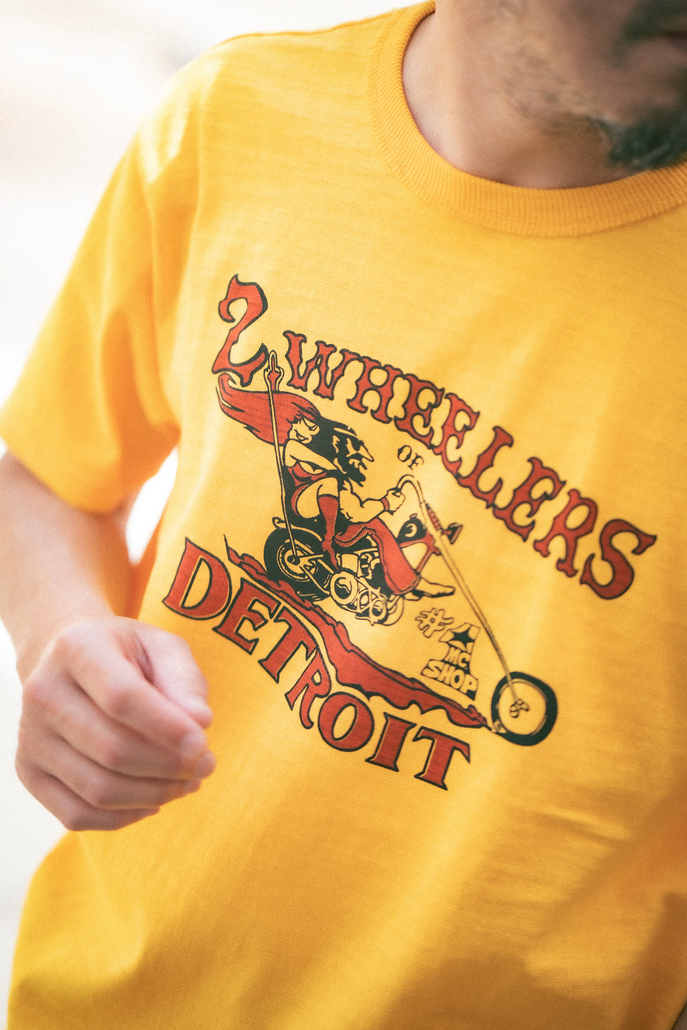 BUCO ザリアルマッコイズ 2-WHEELERS OF DETROIT (L) ATHLETIC T-SHIRT / 2-WHEELERS OF DETROIT – The Real McCoy's