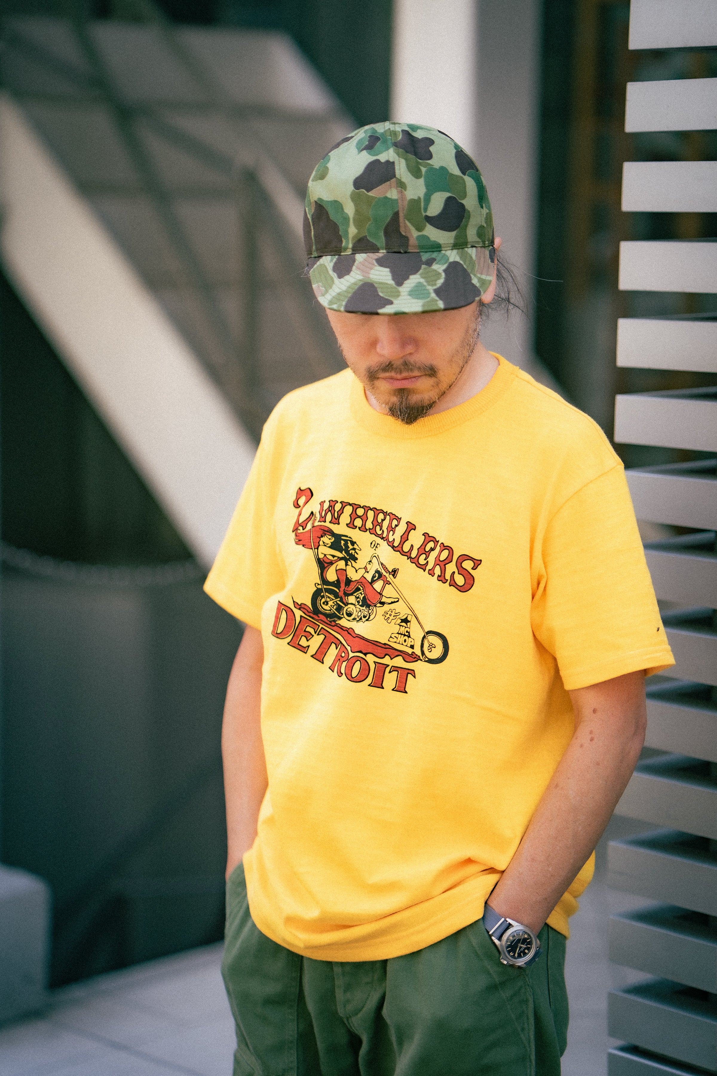 ATHLETIC T-SHIRT / 2-WHEELERS OF DETROIT – The Real McCoy's