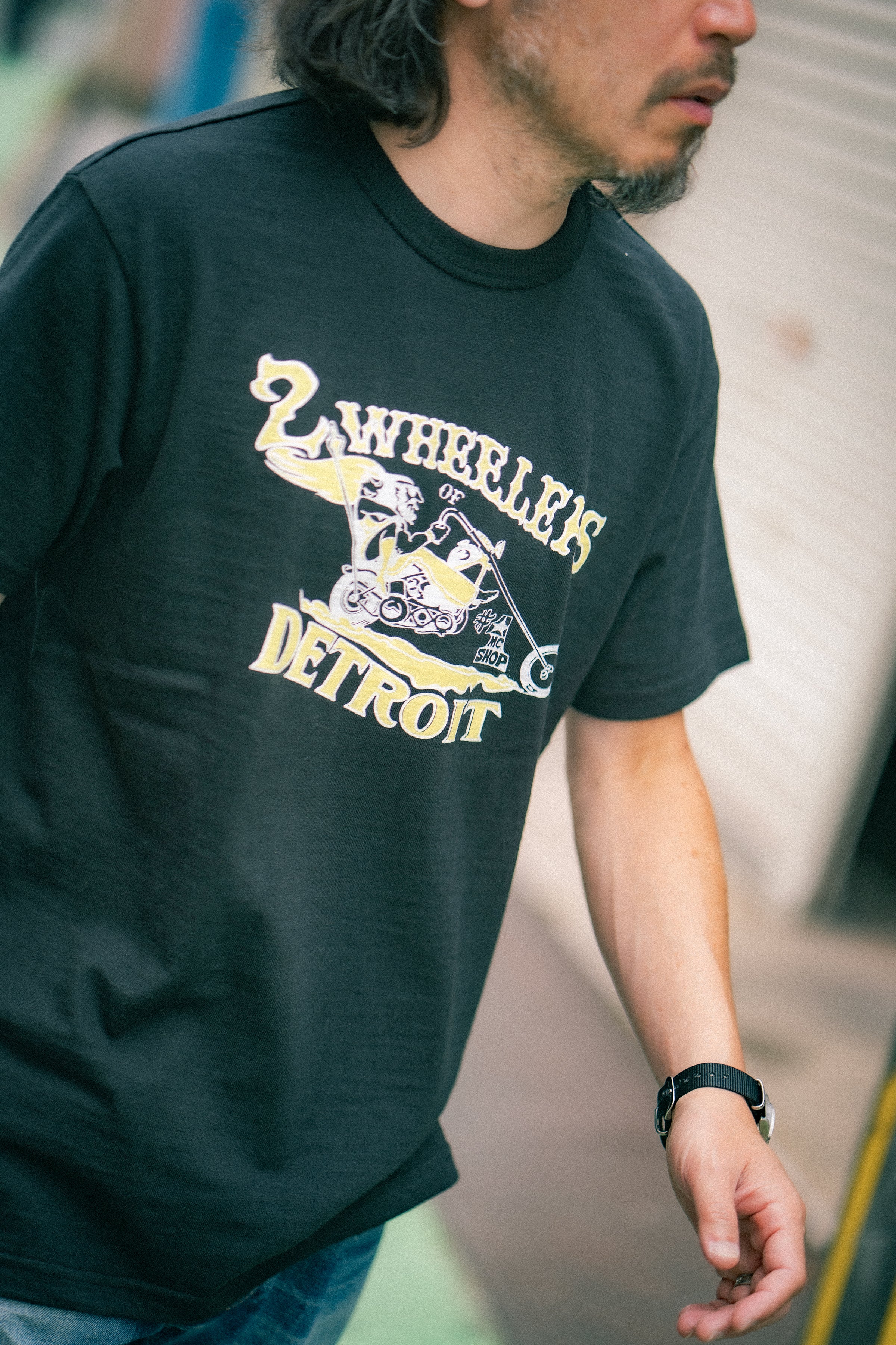BUCO ザリアルマッコイズ 2-WHEELERS OF DETROIT (L) ATHLETIC T-SHIRT / 2-WHEELERS OF DETROIT – The Real McCoy's