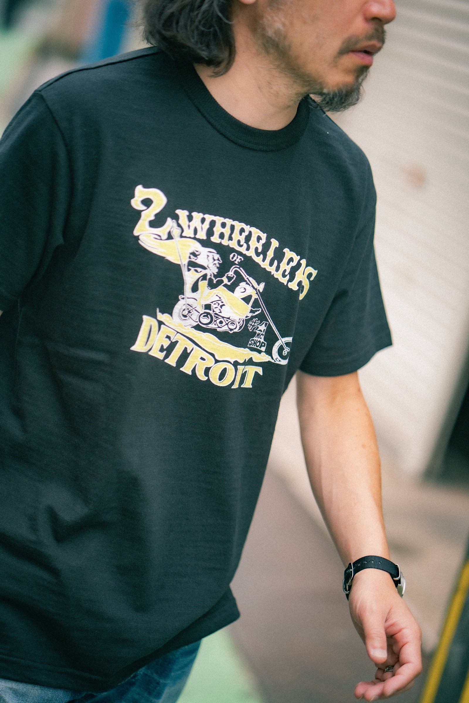 ATHLETIC T-SHIRT / 2-WHEELERS OF DETROIT Gallery Image 1