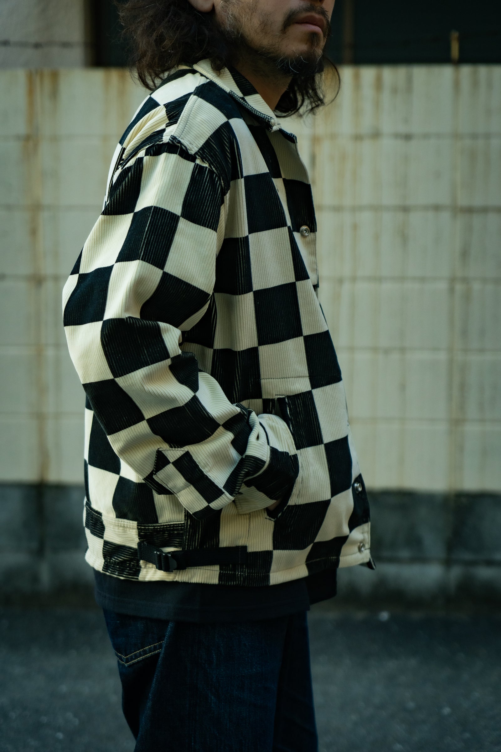 BUCO CHECKERED CORDUROY JACKET Gallery Image 4