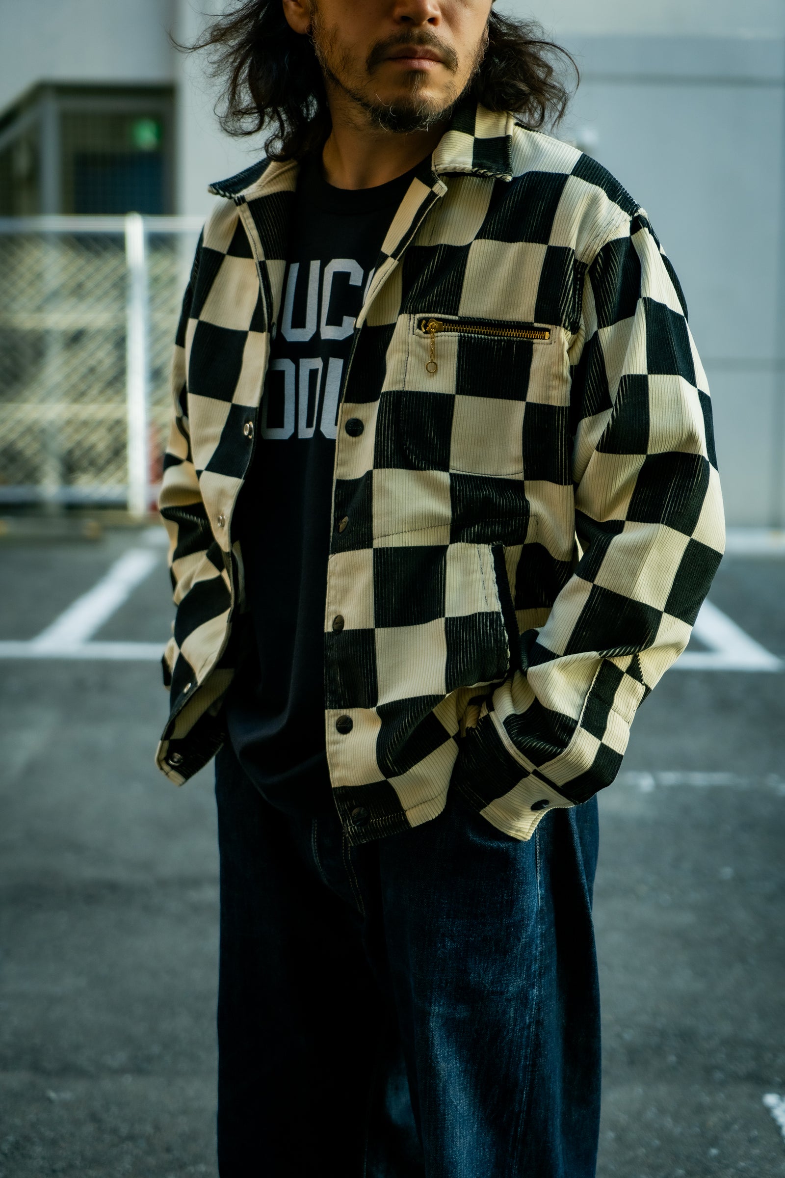 BUCO CHECKERED CORDUROY JACKET Gallery Image 5