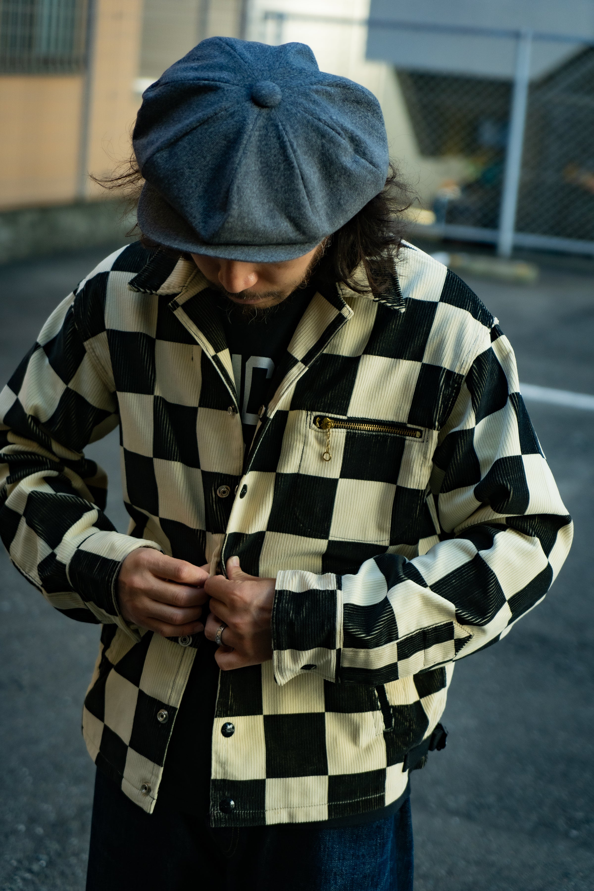 タグ付 Buco BJ23103 CHECKERED コーデュロイジャケット L タグ付 Buco BJ23103 CHECKERED コーデュロイジャケット L