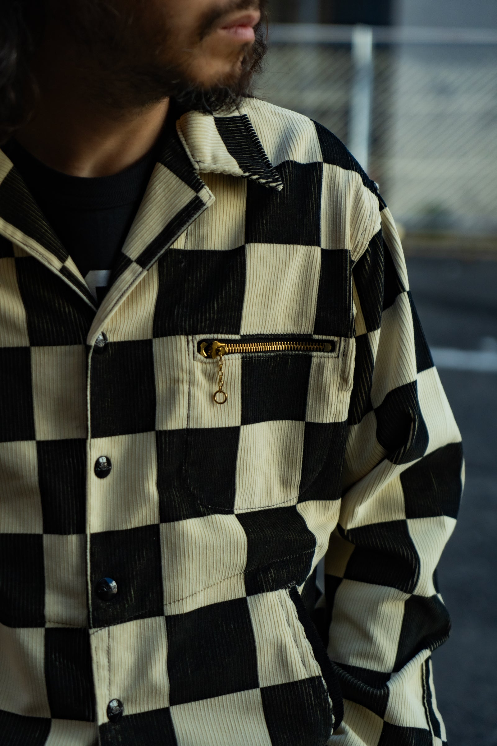 BUCO CHECKERED CORDUROY JACKET Gallery Image 2
