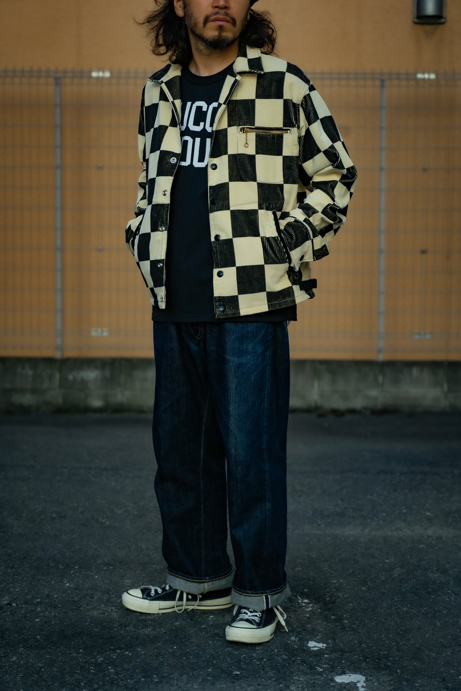 BUCO CHECKERED CORDUROY JACKET Gallery Image