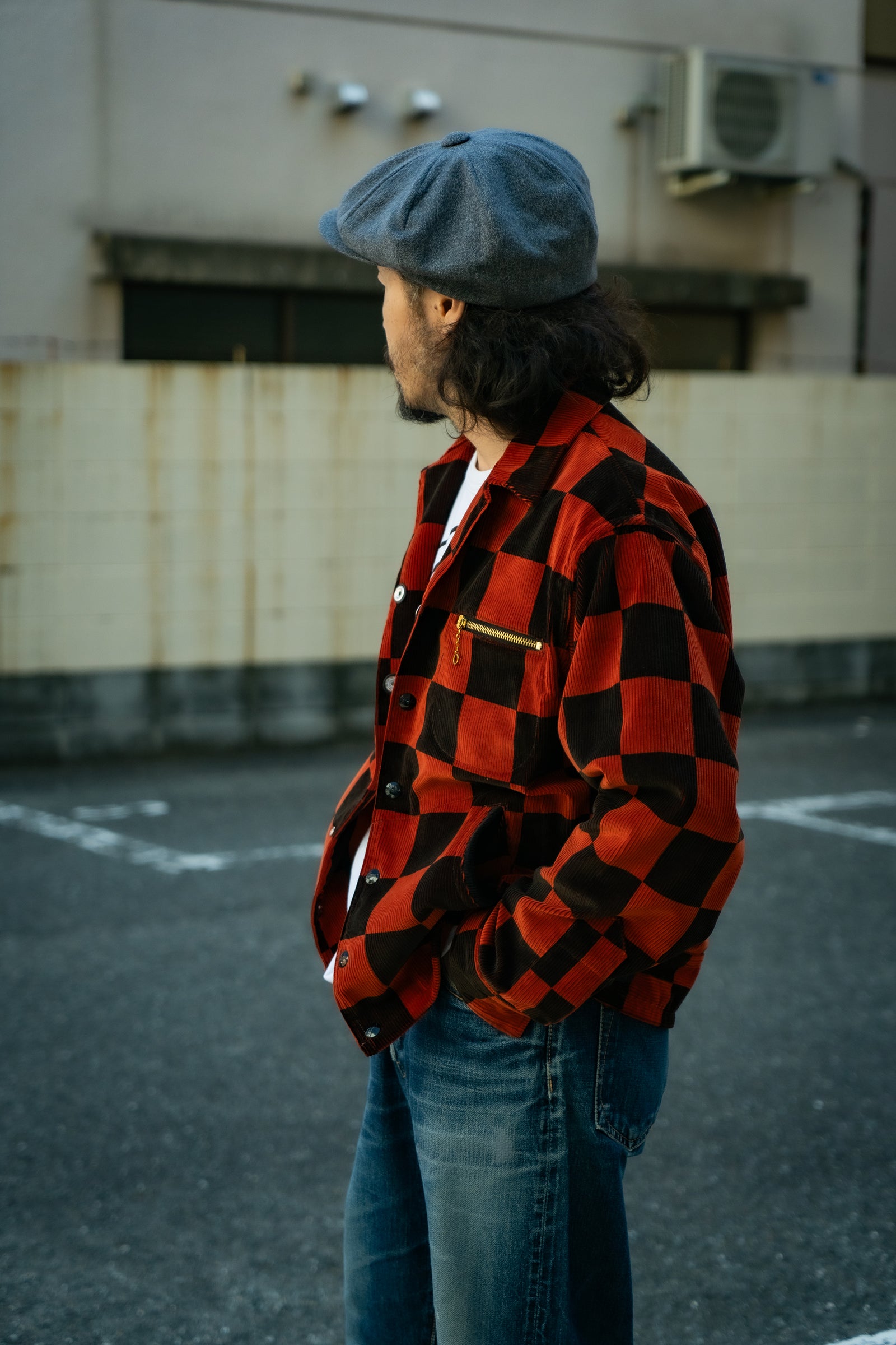 BUCO CHECKERED CORDUROY JACKET Gallery Image 1