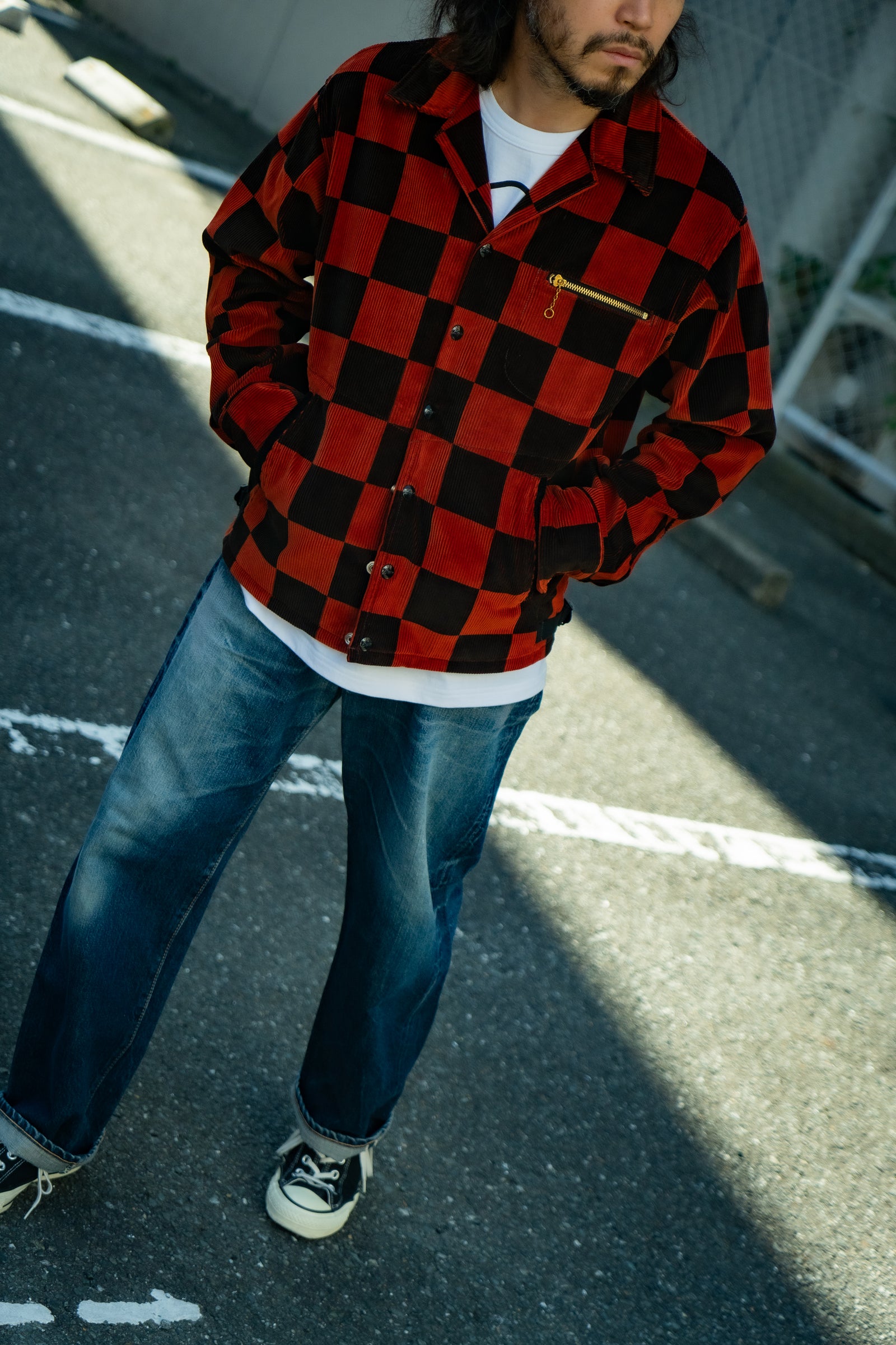 BUCO CHECKERED CORDUROY JACKET Gallery Image 6
