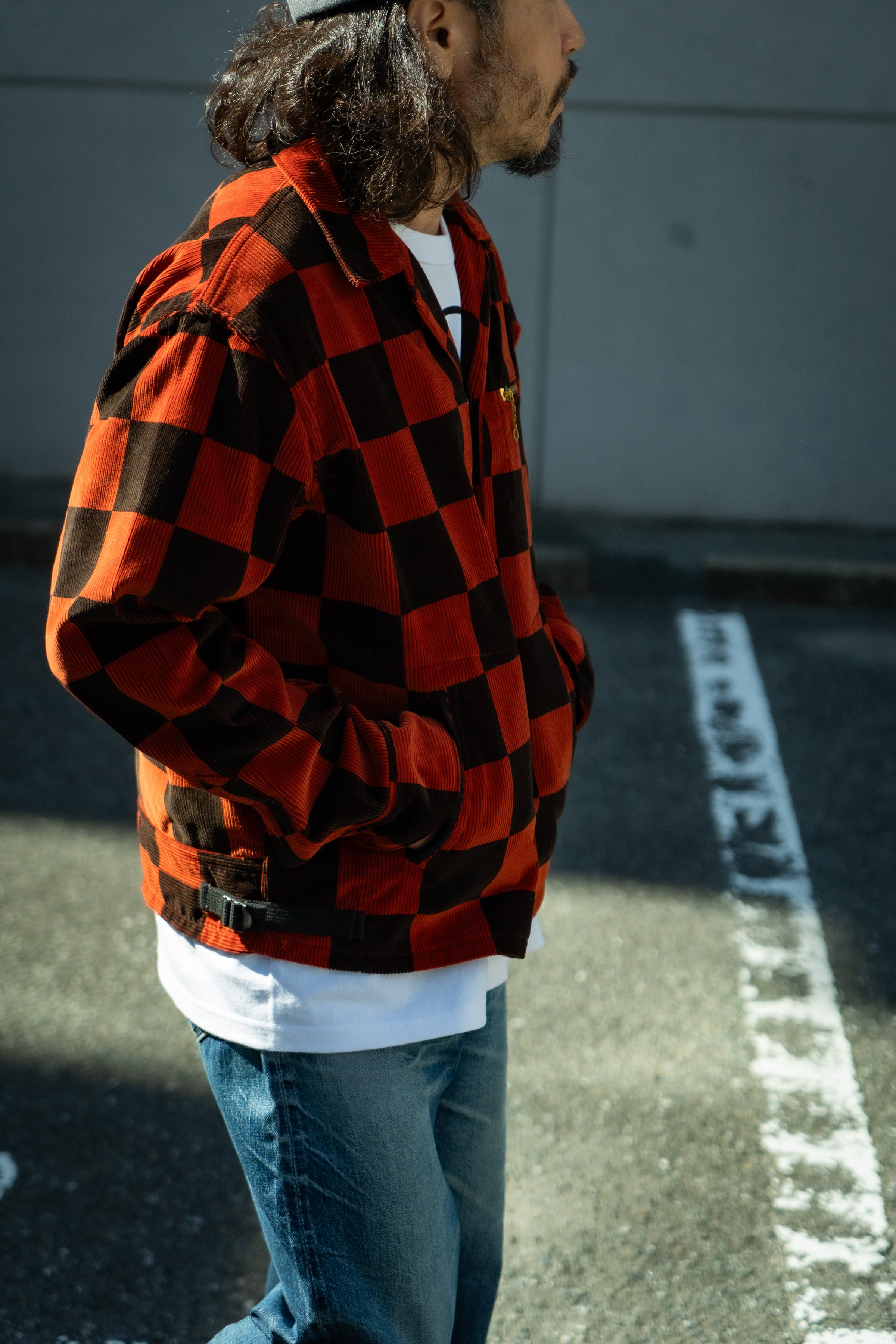 タグ付 Buco BJ23103 CHECKERED コーデュロイジャケット L タグ付 Buco BJ23103 CHECKERED コーデュロイジャケット L