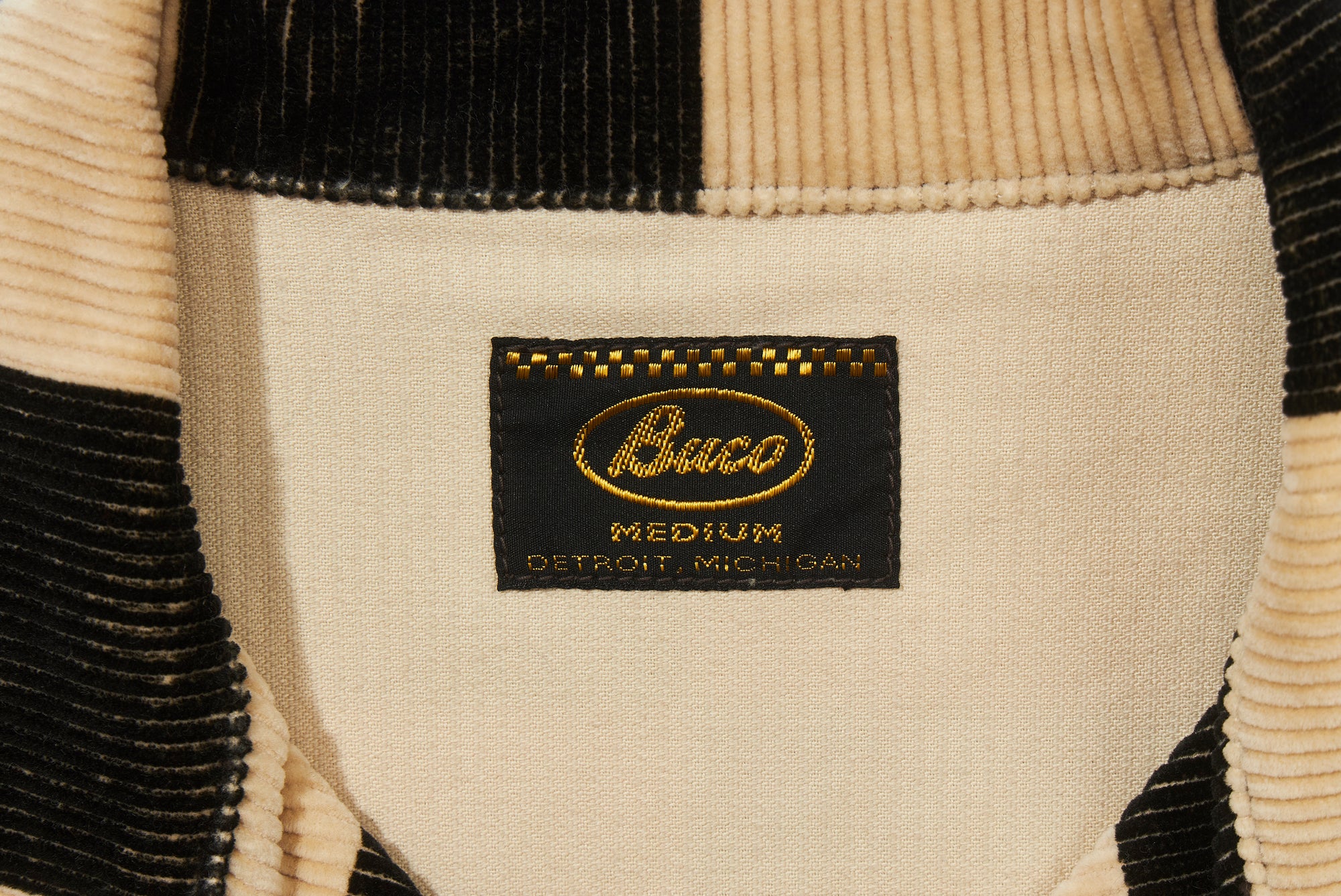 BUCO CHECKERED CORDUROY JACKET