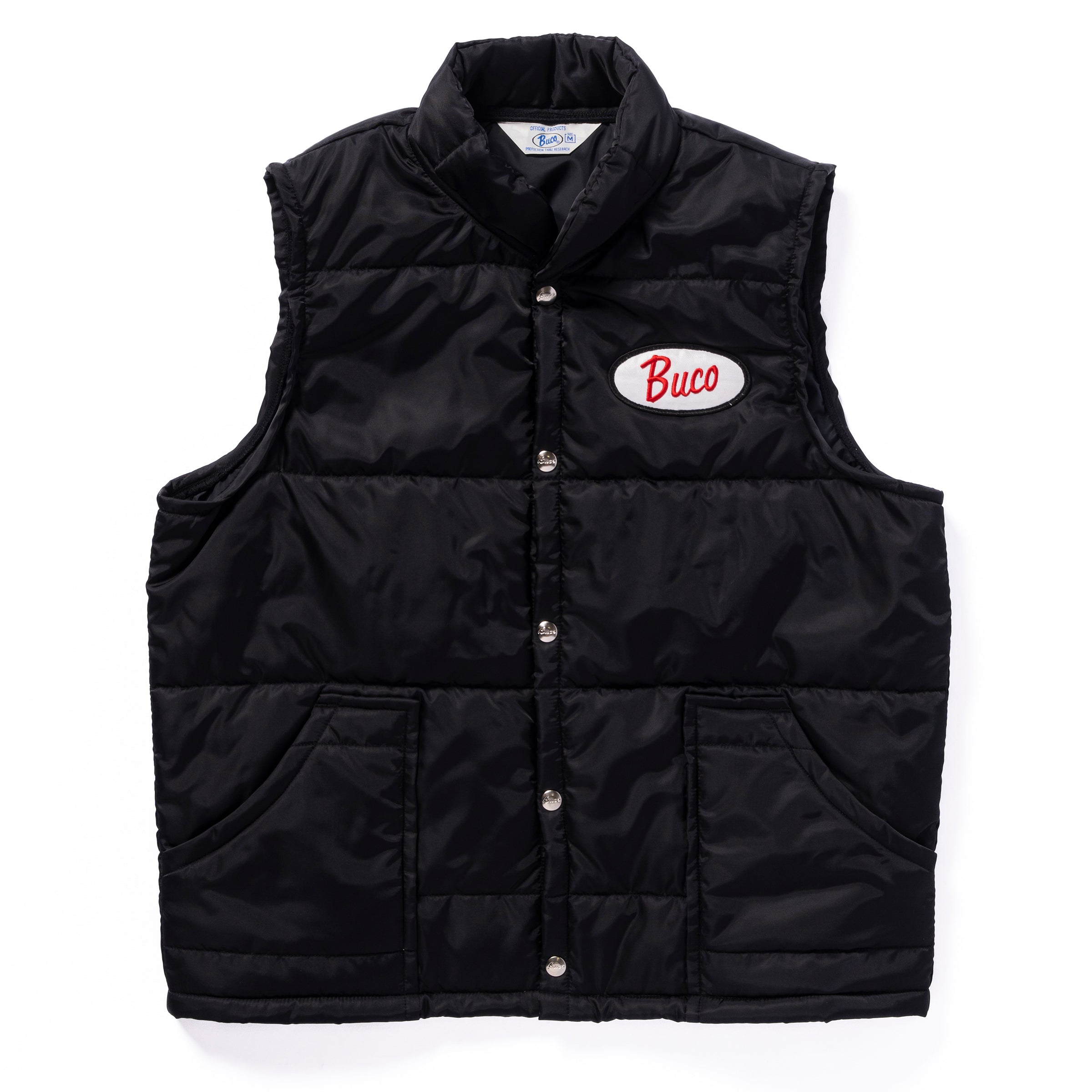 トップス BUCO NYLON RIDER'S VEST BLACK (M) BUCO NYLON RIDER'S VEST – The Real McCoy's