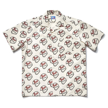 BUCO OPEN-COLLAR SHIRT / LOGO