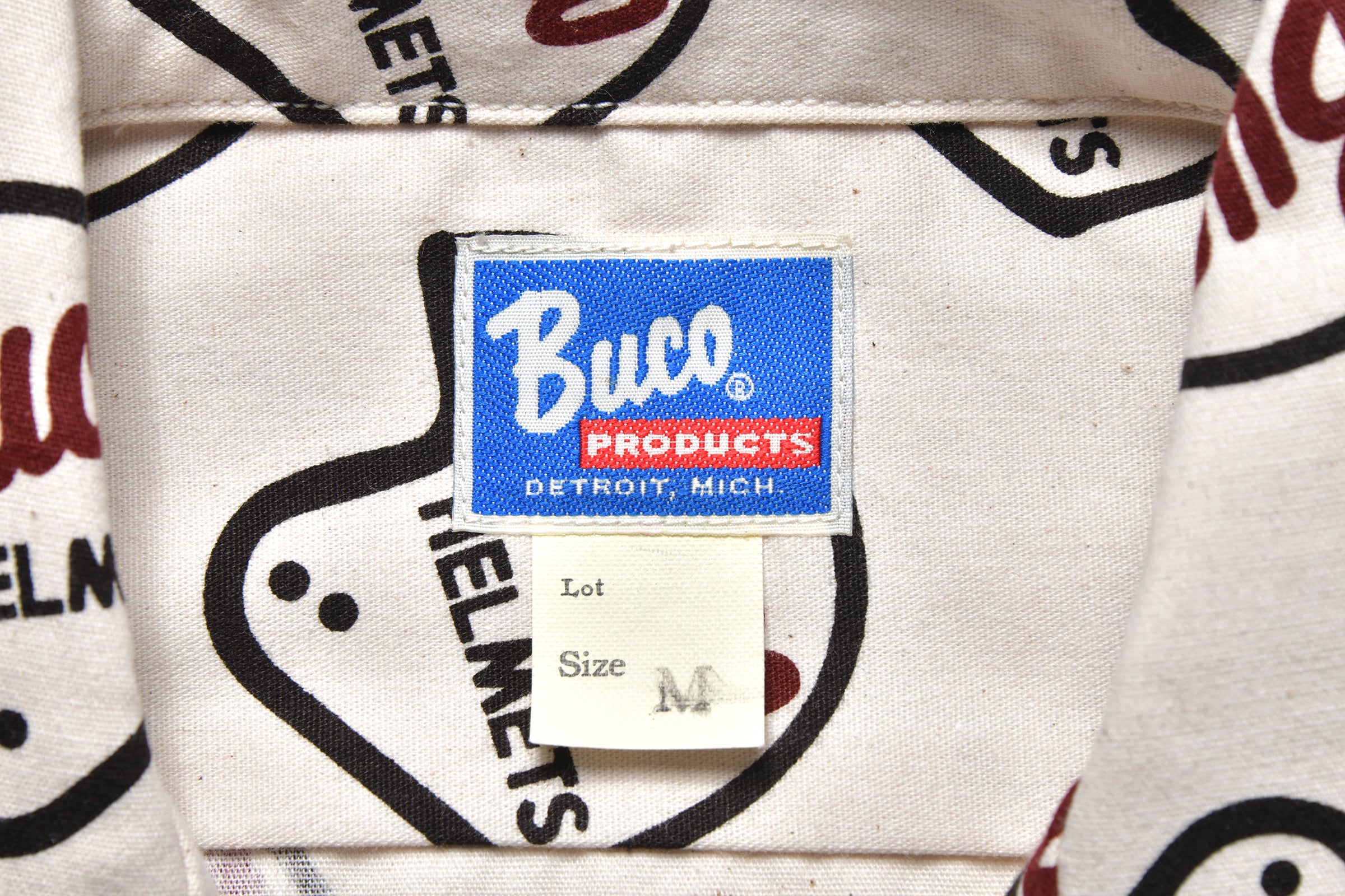 BUCO OPEN-COLLAR SHIRT / LOGO – The Real McCoy's