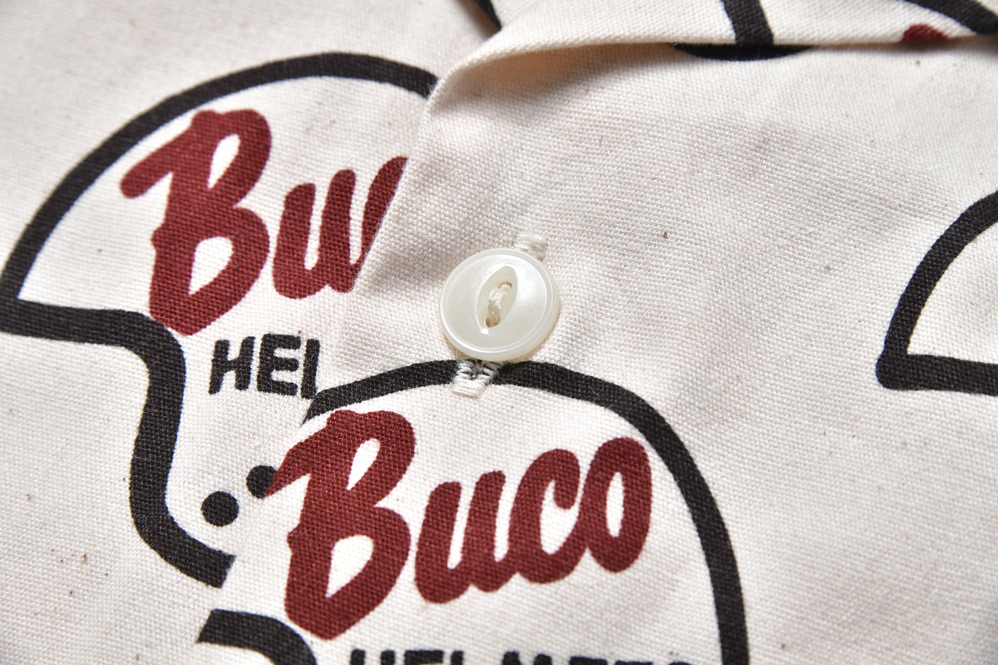 BUCO OPEN-COLLAR SHIRT / LOGO