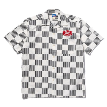 BUCO STRIPED-CHECKERED SHIRT S/S