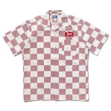 BUCO STRIPED-CHECKERED SHIRT S/S