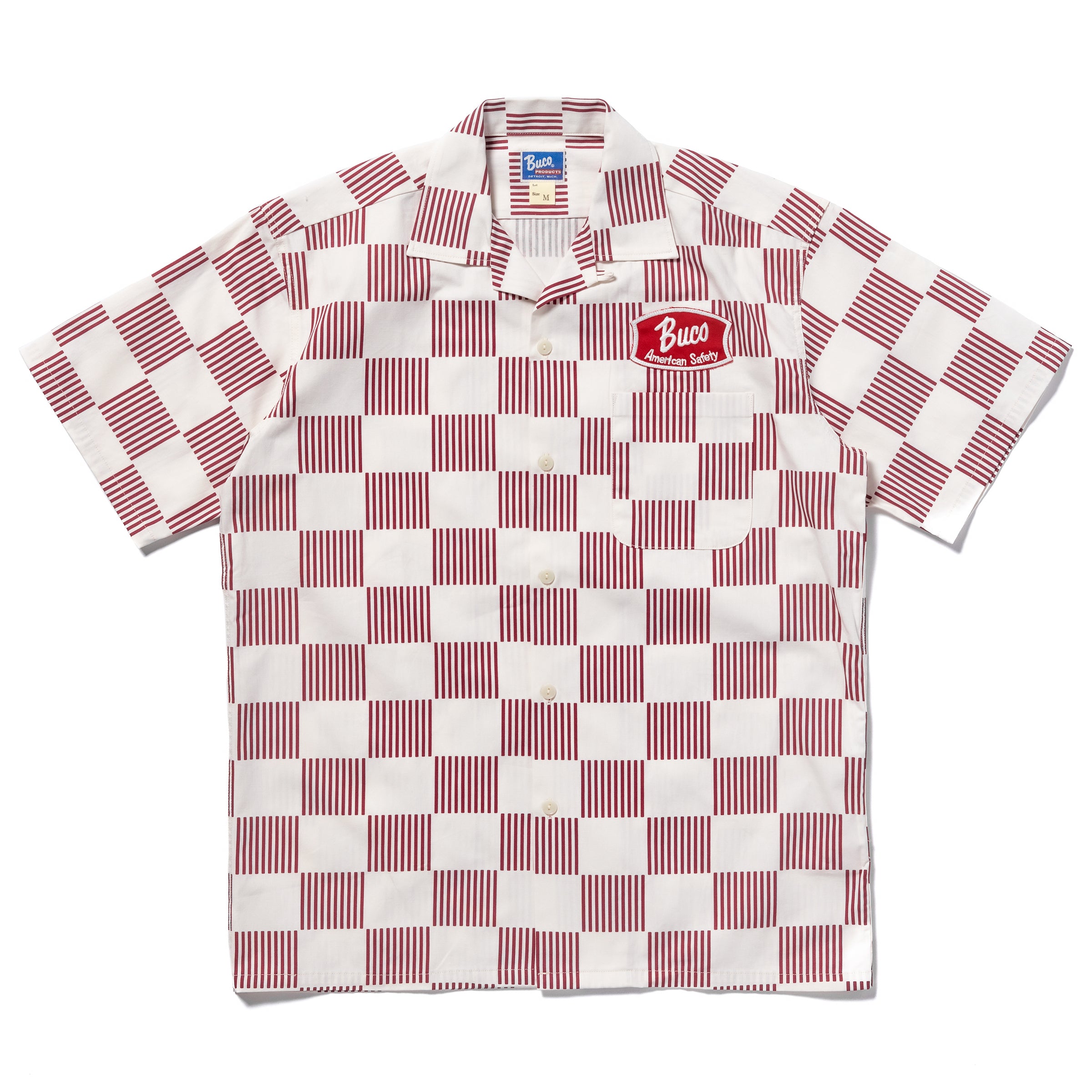 BUCO STRIPED-CHECKERED SHIRT S/S – The Real McCoy's