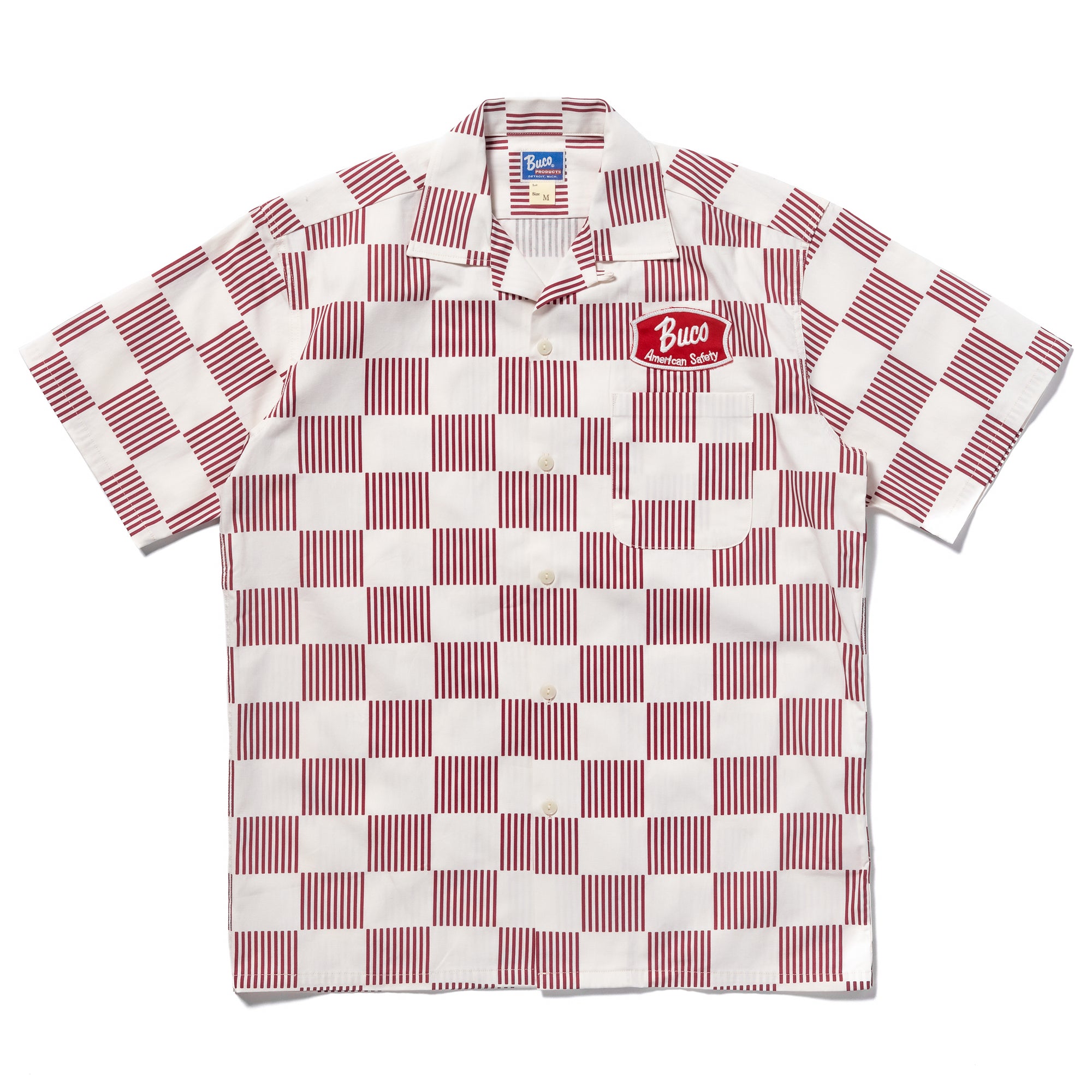 BUCO STRIPED-CHECKERED SHIRT S/S