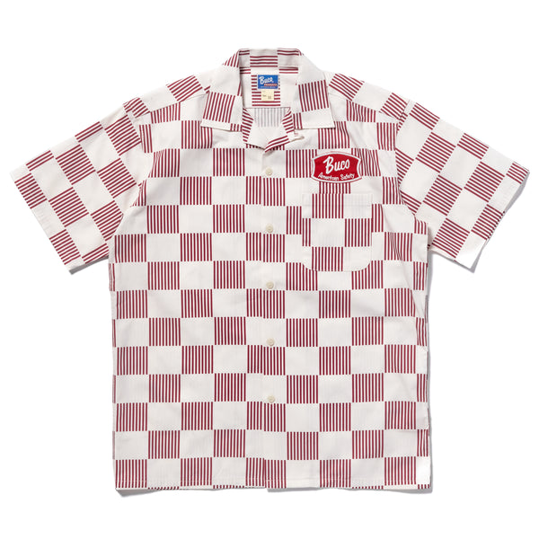 BUCO STRIPED-CHECKERED SHIRT S/S – The Real McCoy's