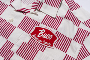BUCO STRIPED-CHECKERED SHIRT S/S