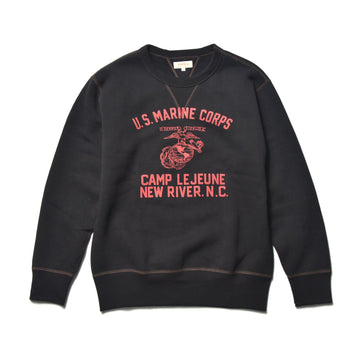 MILITARY PRINT SWEATSHIRT / USMC CAMP LEJEUNE