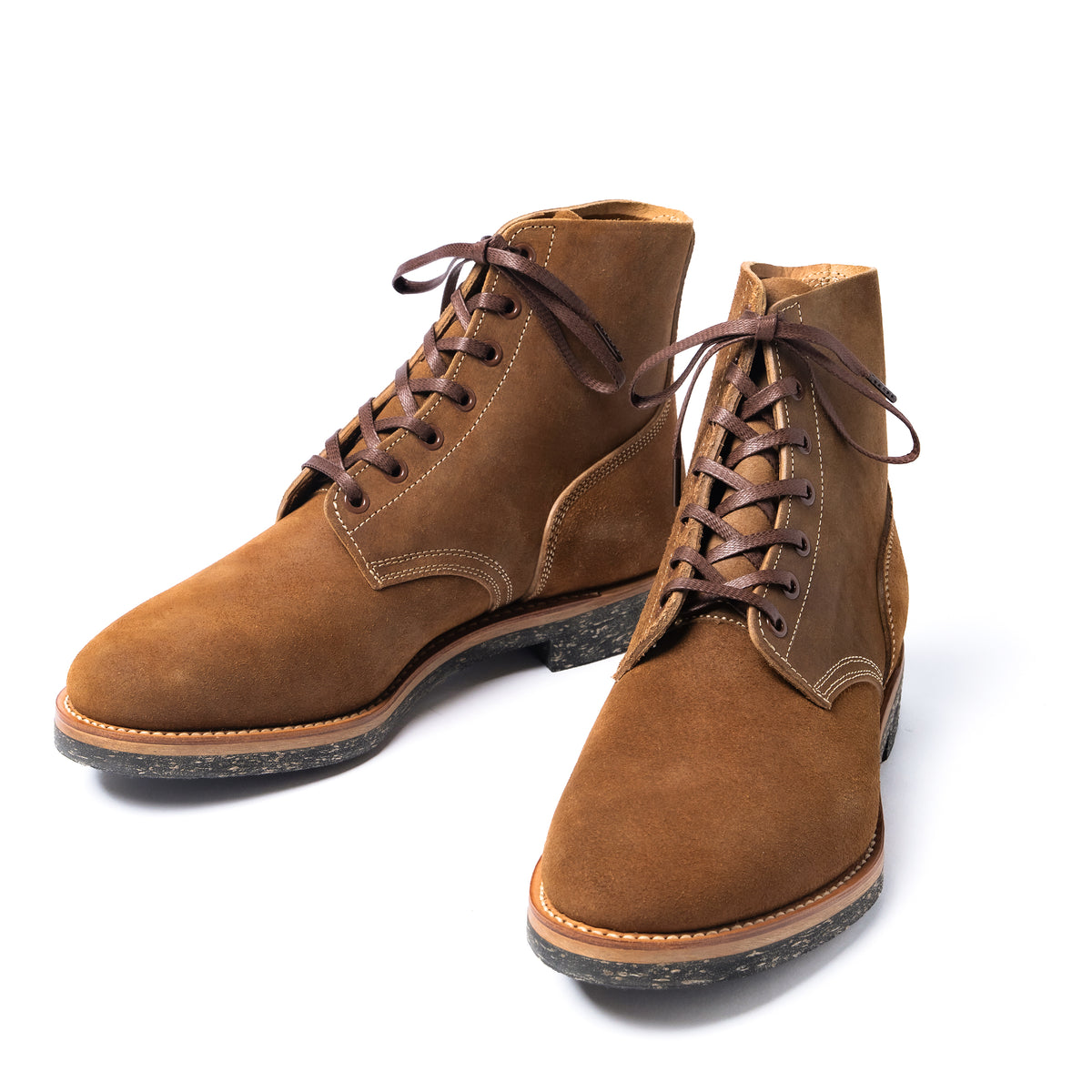 The Real Mccoy’s N1 Field Boot-Brown Military-Style Boots with Suede Finish The Official Field Boot of WWII Returns, Better Than Ever main image 4