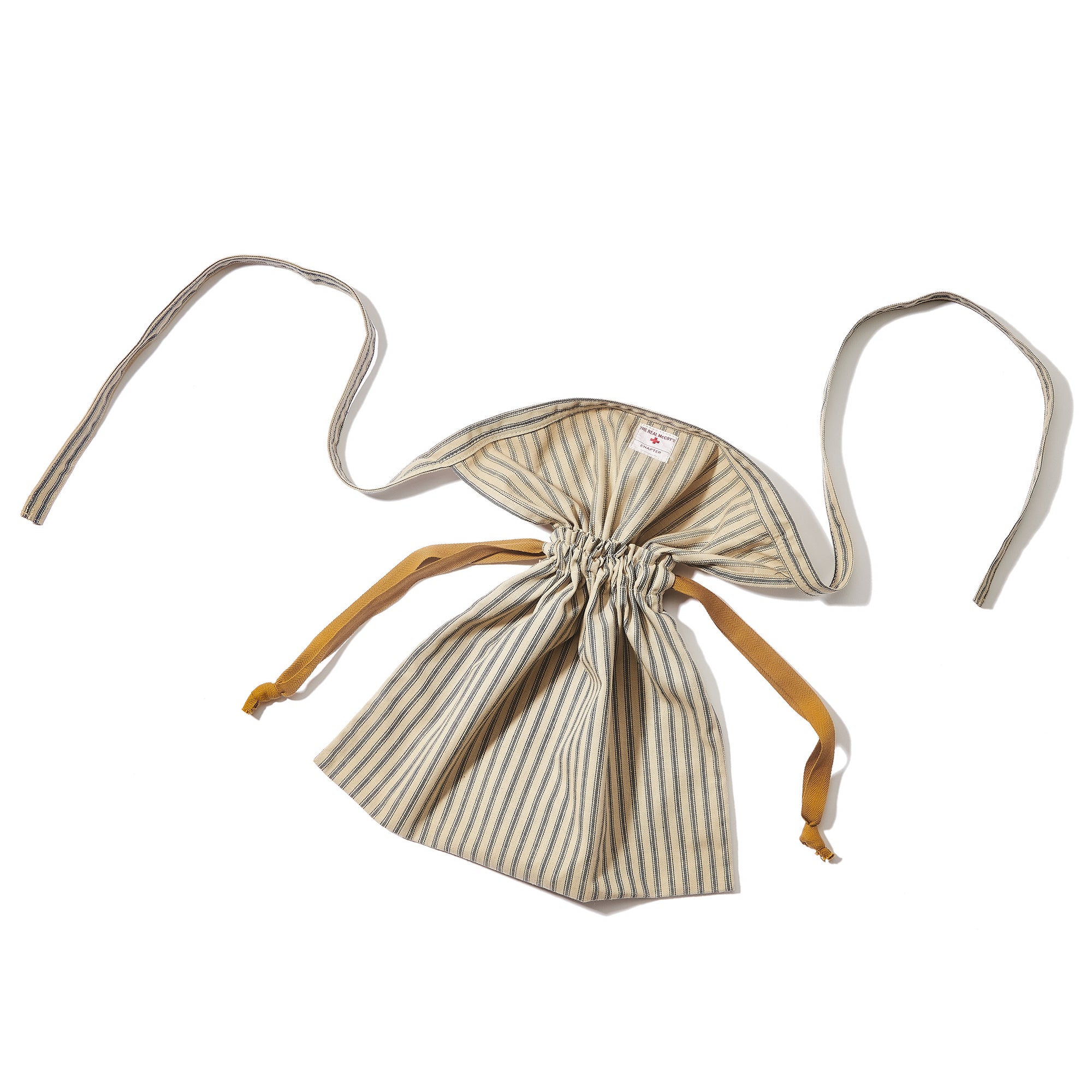 TICKING STRIPE APRON BAG