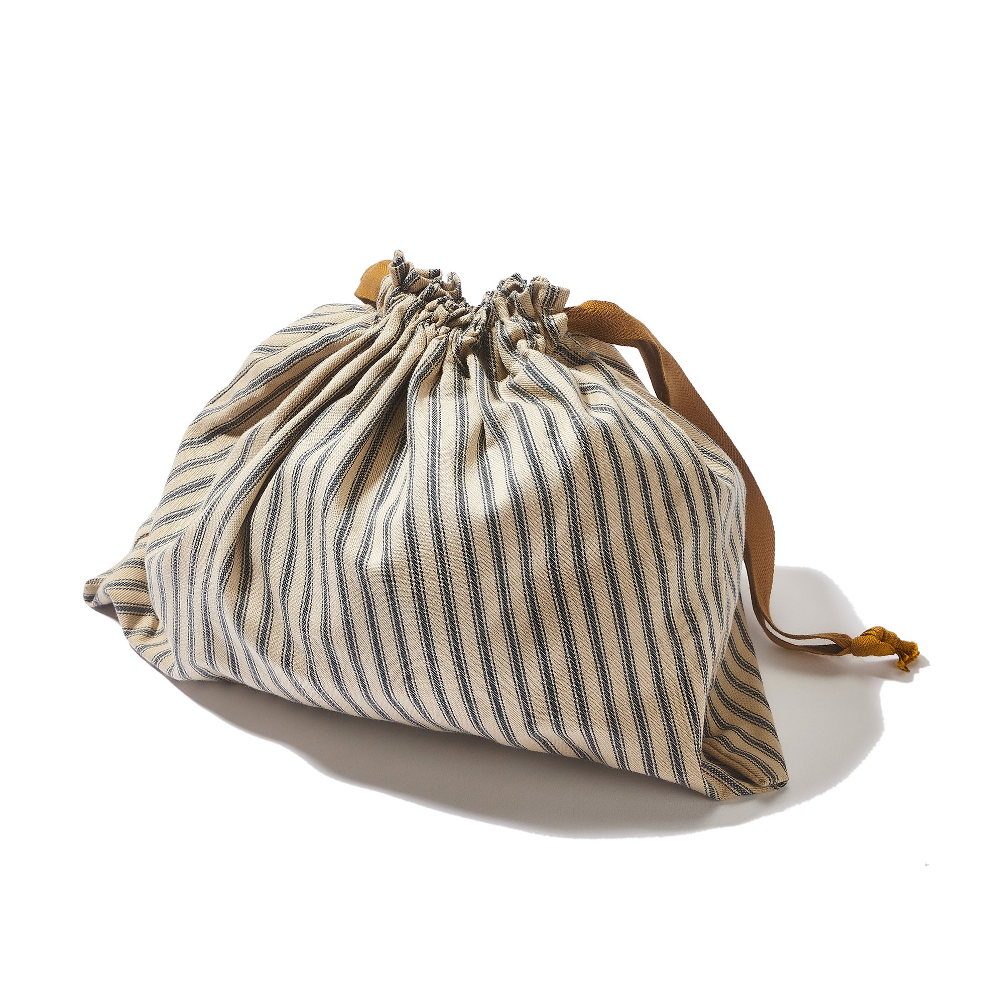TICKING STRIPE APRON BAG