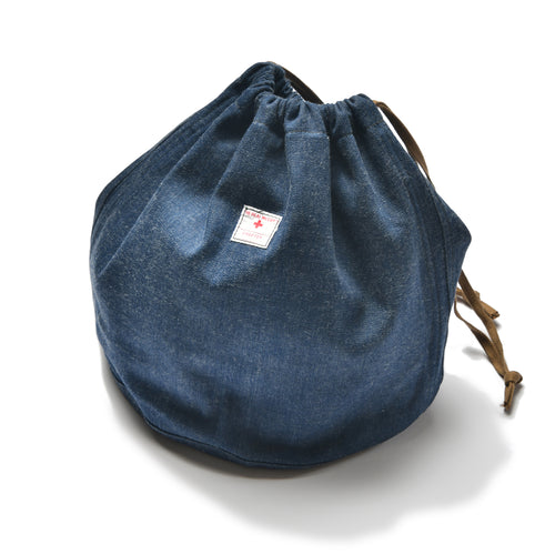 Denim Blue Black Pouch Bag – emeshi
