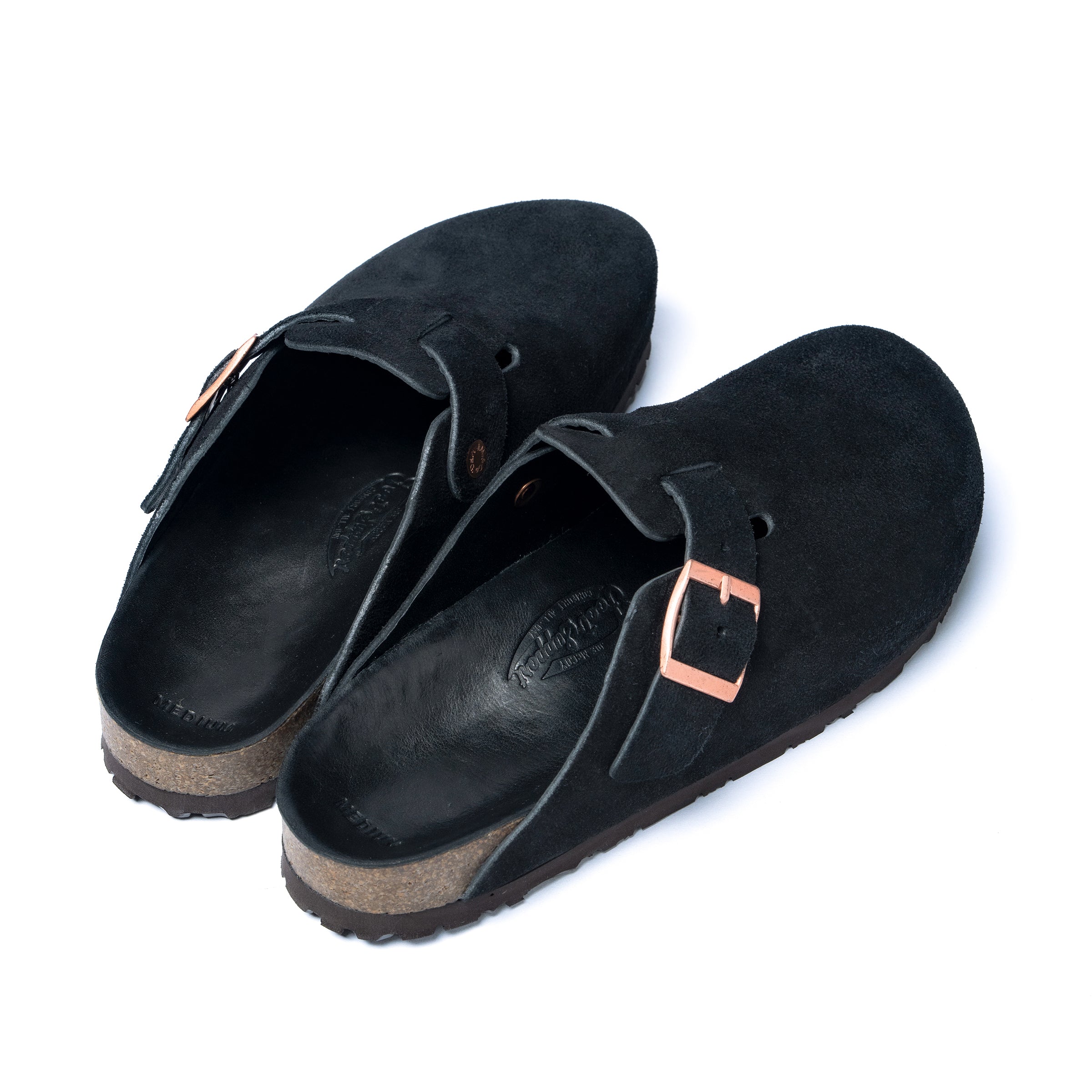 靴 JOE McCOY LEATHER FOOT-SUPPORT CLOGS (M) LEATHER FOOT-SUPPORT CLOGS – The Real McCoy's