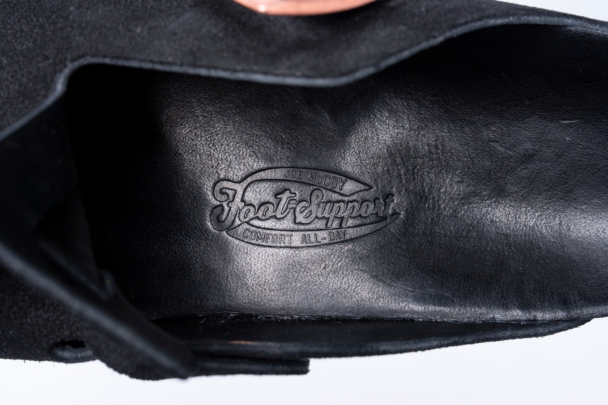 LEATHER FOOT-SUPPORT CLOGS