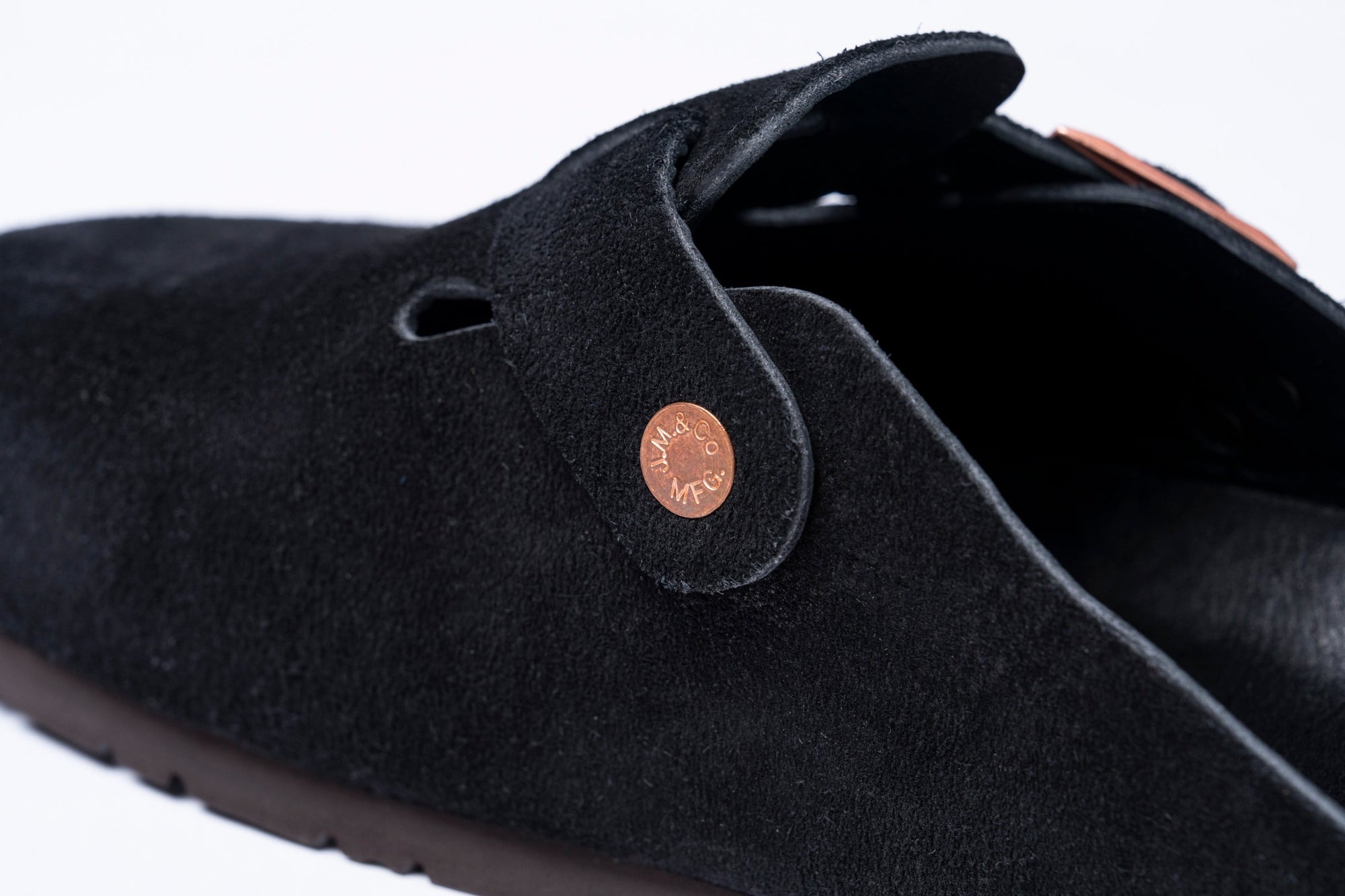 LEATHER FOOT-SUPPORT CLOGS