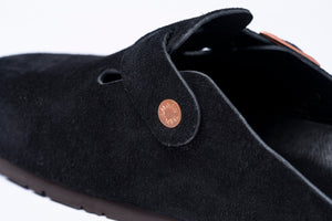 LEATHER FOOT-SUPPORT CLOGS