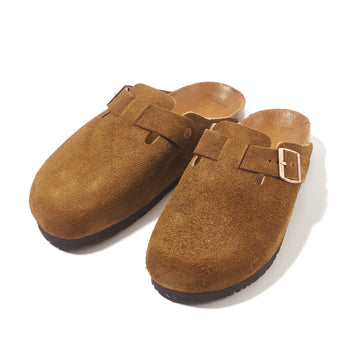 LEATHER FOOT-SUPPORT CLOGS