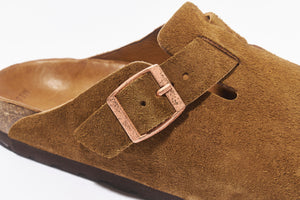 LEATHER FOOT-SUPPORT CLOGS