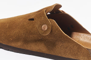 LEATHER FOOT-SUPPORT CLOGS