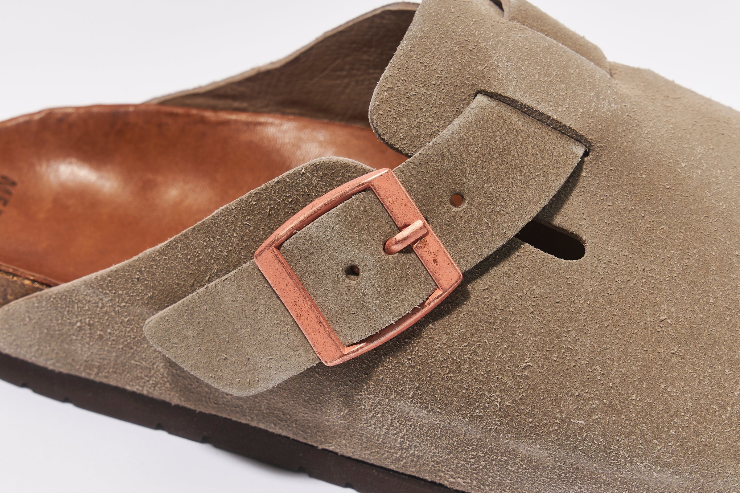 LEATHER FOOT-SUPPORT CLOGS – The Real McCoy's