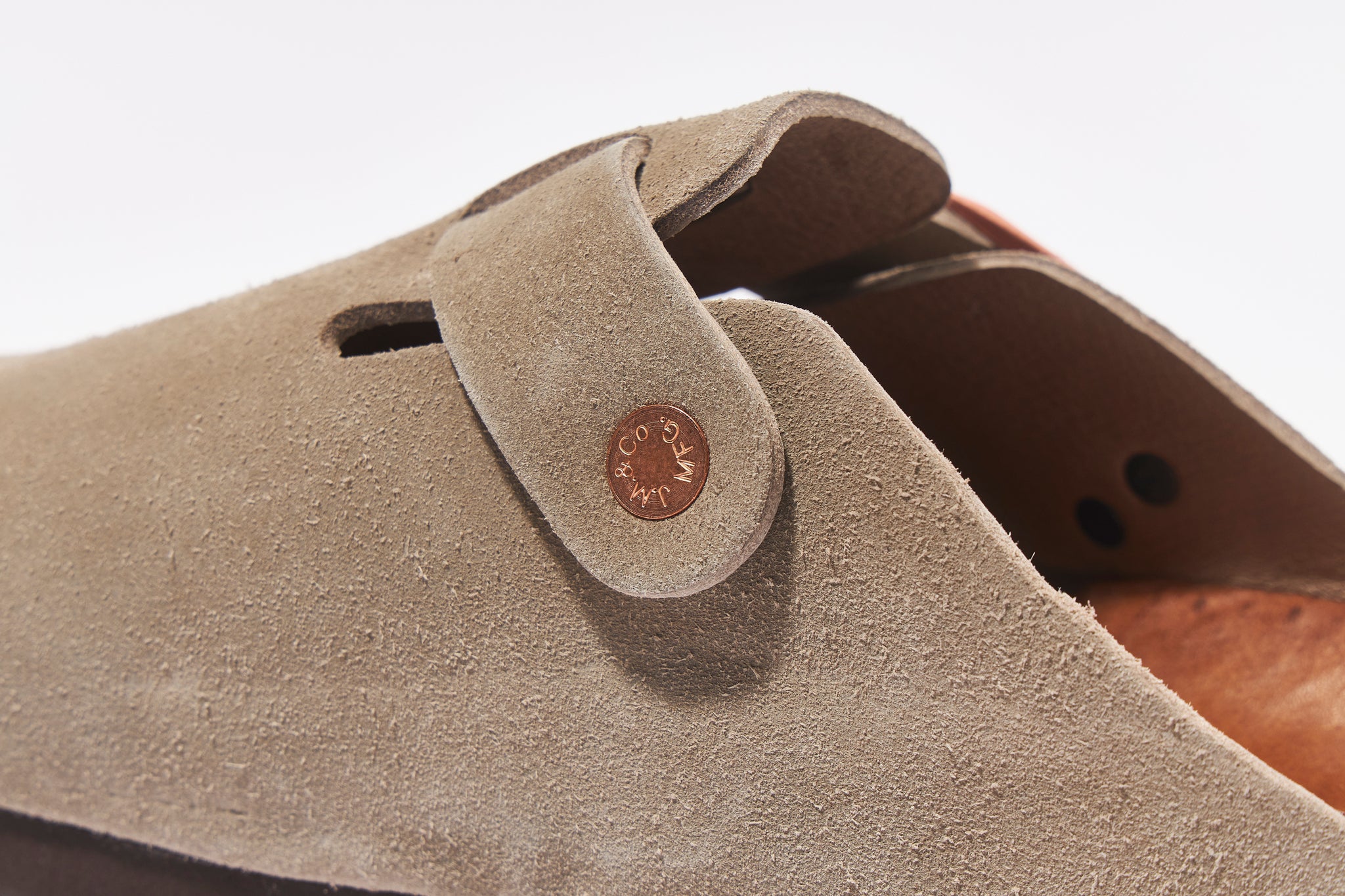 LEATHER FOOT-SUPPORT CLOGS