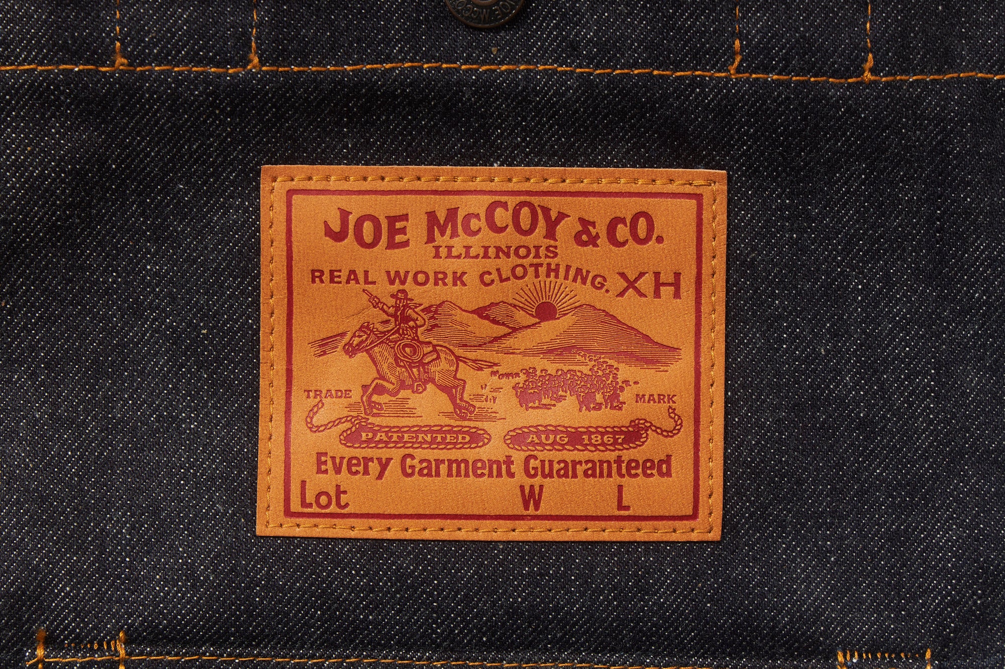 JOE McCOY DENIM SOUVENIR BAG