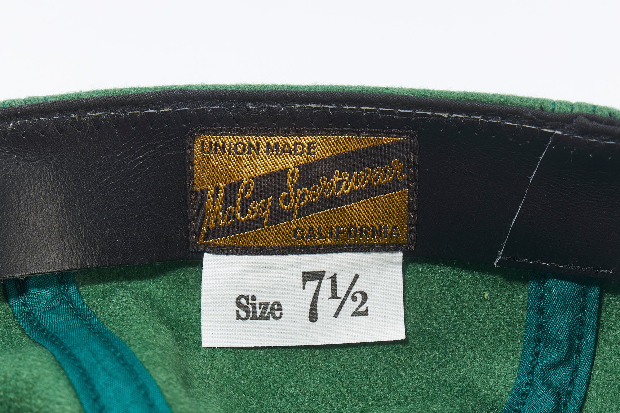 WOOL BASEBALL CAP / SHAMROCK