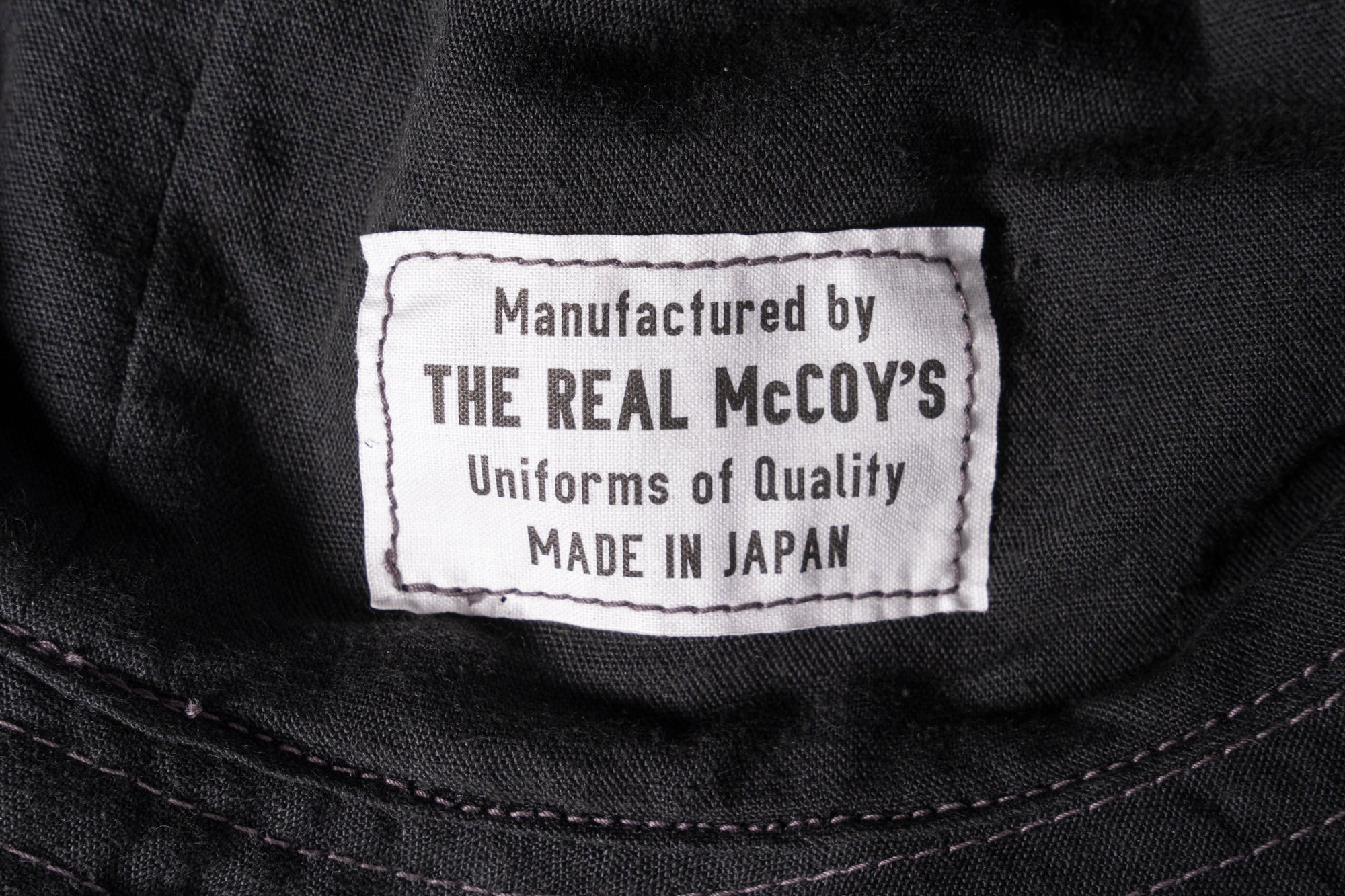 VIETNAM WAR BLACK BOONIE HAT