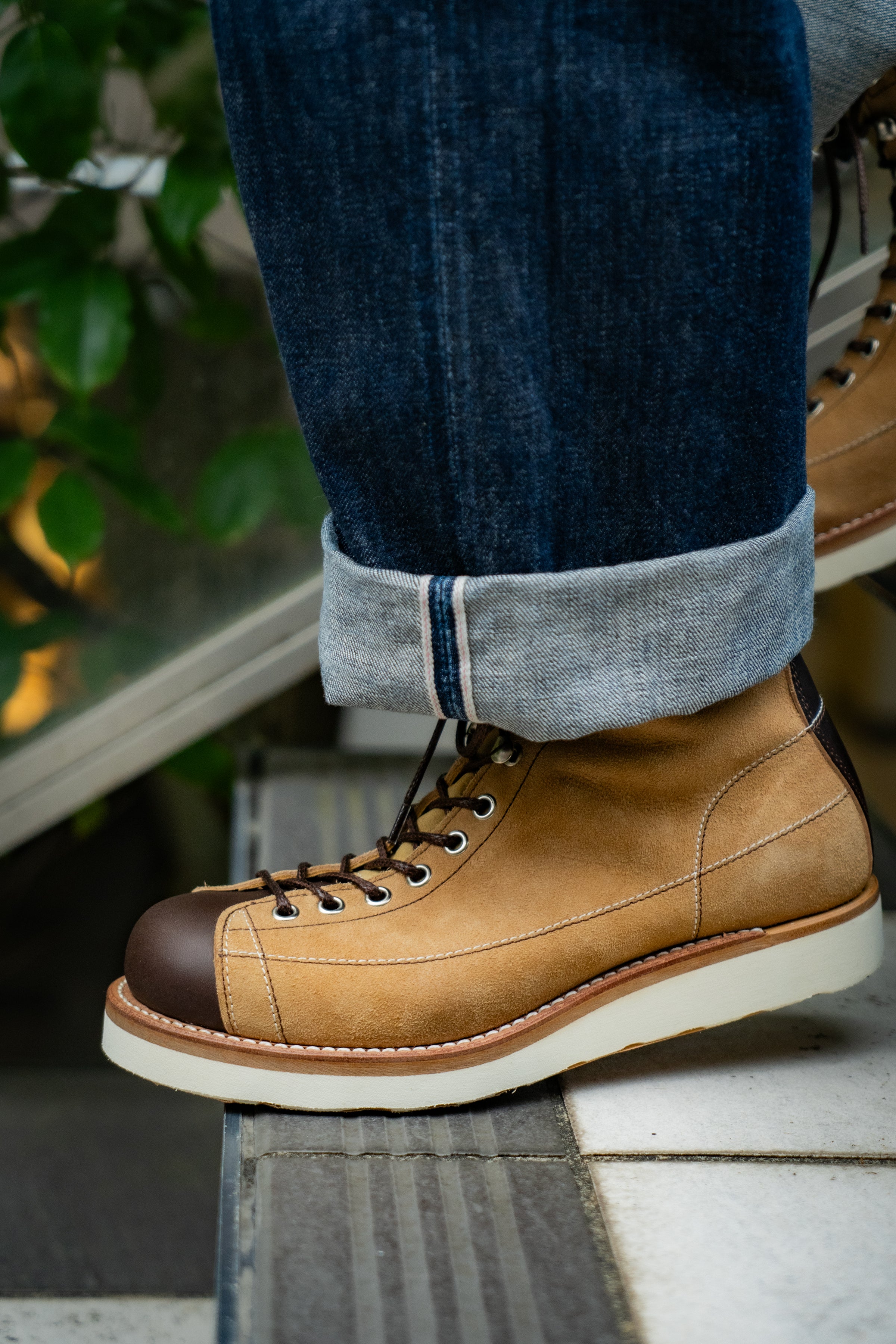 TEN MILE WORK BOOTS / ROUGH OUT LEATHER – The Real McCoy's