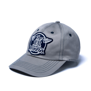 THE REAL McCOY’S LOGO BASEBALL CAP ‘WHITE LOGO’