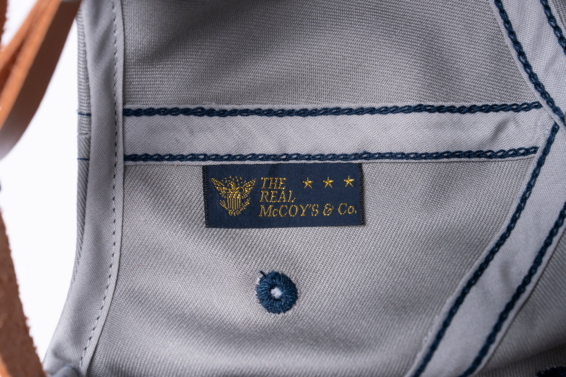 THE REAL McCOY'S LOGO BASEBALL CAP 'WHITE LOGO' – The Real McCoy's