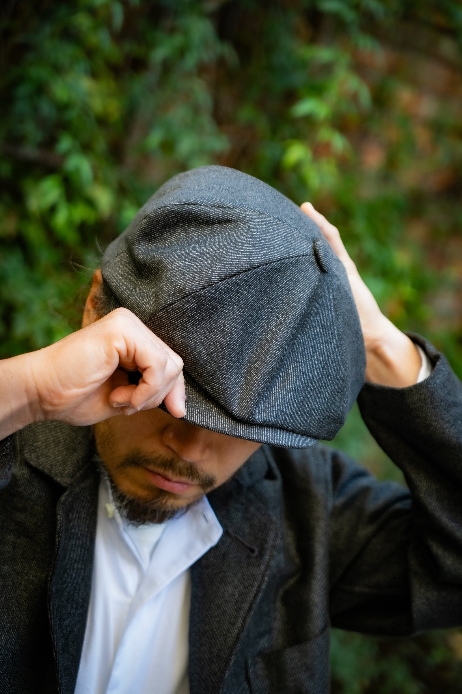 DOUBLE DIAMOND PRINTED NEWSBOY CAP Gallery Image 3