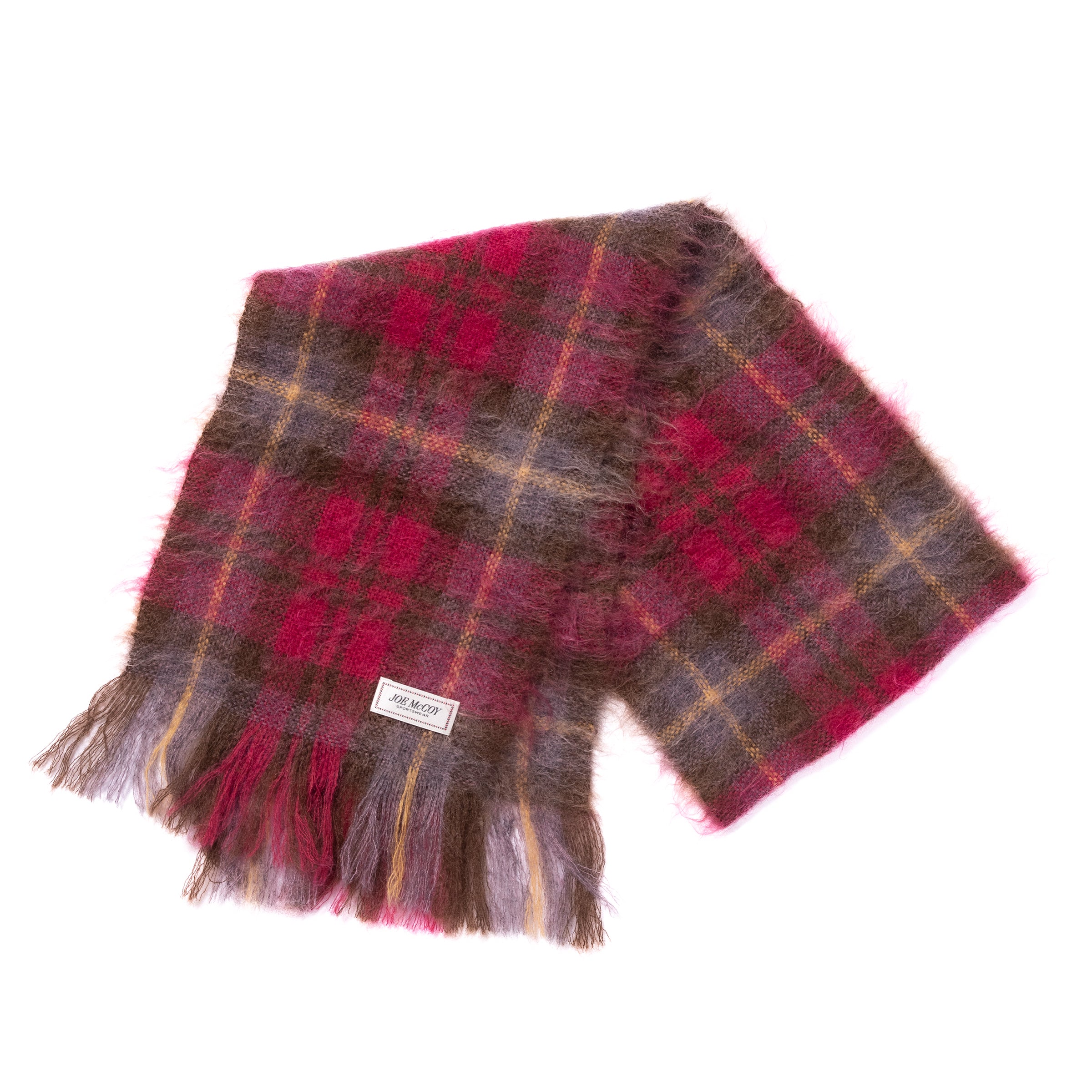 小物 plaid pattern scarf PLAID PATTERN MOHAIR SCARF – The Real McCoy's